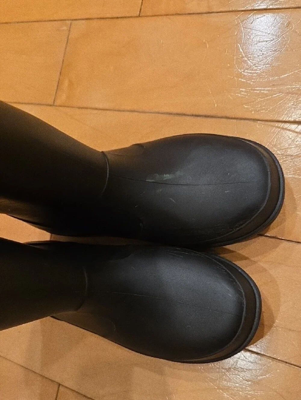 Kids Black Rubber Rain Boots - Durable Waterproof Footwear